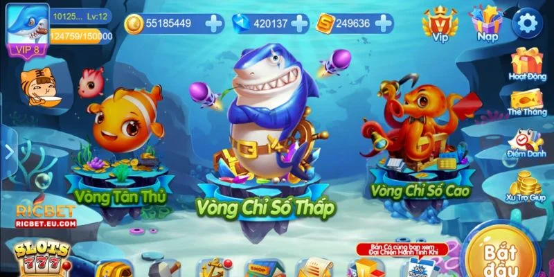 Chơi bắn cá tại nhà cái RICBET cần có kinh nghiệm để mang lại hiệu quả.